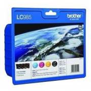Brother LC 985VALBPDR Sort Gul Cyan Magenta Blæk