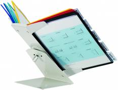 Durable VARIO PRO registersystem til bord og væg i A4 med 10 lommer i farver 