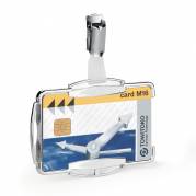 Durable RFID SECURE MONO kortholder med plads til 1 kort i farven sølv 