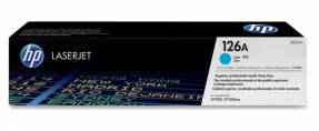 HP 126A CE311A Cyan Lasertoner, 1.000 sider