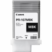 Canon PFI-107MBK 6704B001AA Mat Sort Bl&aelig;kpatron, 130 ml 
