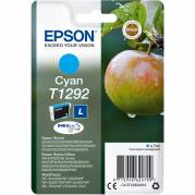 Epson T1292 C13T12924012 Cyan Bl&aelig;kpatron, 445 sider