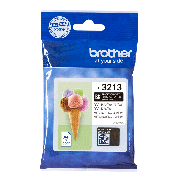 Brother LC3213BK Sort Bl&aelig;kpatron, 400 sider 