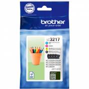 Brother LC3217VALDR CMYK Multifarve Blækpatron, 2.000 sider 