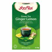 Yogi Tea  Te Grøn Ginger Lemon Økologisk