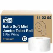 Tork 110255 Premium Mini Jumbo toiletpapir 3-lags T2 12rl 