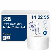 Tork 110255 Premium T2 Mini Jumbo 3lags toiletpapir 12 ruller 