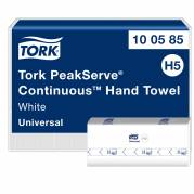 Tork 100585 PeakServe håndklædeark H5 hvid 4920ark 