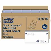 Tork 150388 Xpress håndklædeark 2lags H2 blå 4740ark 
