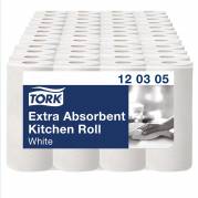 Tork 120305 Premium Ekstra Soft k&oslash;kkenrulle 12,2 mtr 3-lags 48 ruller 