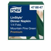 Tork 478847 Linstyle servietter 39x39cm grøn 50stk 