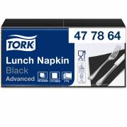 Tork 477864 Advanced Soft frokostservietter 33x33 cm 3-lags sort 150 stk 