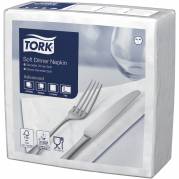 Tork 477577 Advanced Soft middagsservietter 39x39 cm 3-lags hvid 100 stk 