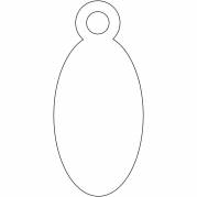 Apli h&aelig;ngem&aelig;rker 11x24mm hvid 1000stk
