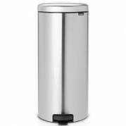 Brabantia NewIcon pedalspand Fingerprint Proof 30L Matt Steel 