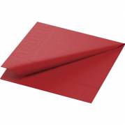 Duni Tissue servietter 24x24cm r&oslash;d 250stk