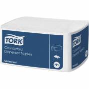 Tork 10935 N1 31x32 cm 300 servietter hvid 