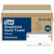 Tork 290163 Singlefold Advanced håndklædeark H3 15x250ark 