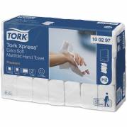 Tork 100297 Xpress Extra Soft håndklædeark H2 hvid 21x100ark 130289 