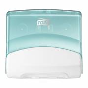 Tork 654000 Top-Pak dispenser W4 hvid/turkis 