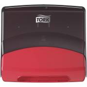 Industriaftørring Dispenser Tork Top-Pak W4 Sort/rød - 654008