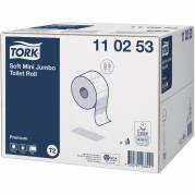 Toiletpapir Tork Premium Jumbo Mini Soft T2 2-lags Hvid - 110253