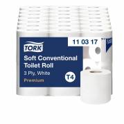 Toiletpapir Tork Premium Extra Soft T4 3-lags Hvid pk/42 - 110317