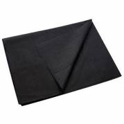 Silkepapir 75x50cm 14g sort 24ark 