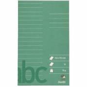 Bantex gloseh&aelig;fte 102x170mm 21 linjer gr&oslash;n 