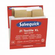 Salvequick 6470 tekstilplaster STR. XL 6x21stk 