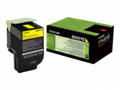 Lexmark 80C2XYE gul lasertoner, 4.000 sider 