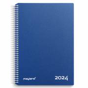 Mayland 2024 24218020 spiralkalender 24x18,5x2,1cm blå 
