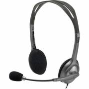 Logitech Stereo H111 h&oslash;retelefoner kablet Sort