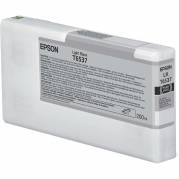 Epson T6537 C13T653700 Lys Sort Blækpatron, 200 ml 