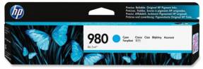 HP 980 D8J07A Cyan Blækpatron, 6.600 sider 