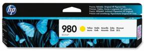 HP 980 D8J09A Gul Bl&aelig;kpatron, 6.600 sider