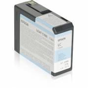 Epson T5805 C13T580500 Lys Cyan Bl&aelig;kpatron, 80 ml
