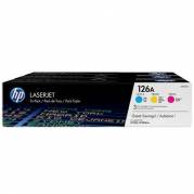 HP 126A CF341A CMY Multifarve Blækpatron, 1.000 sider 