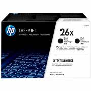 HP 26X CF226XD Sort Dobbeltpakke Lasertoner, 2 x 9.000 sider