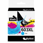 BlyBird 603XL C13T03A24020 cyan bl&aelig;kpatron 4 ml