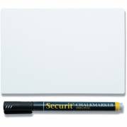 Securit A6 hvid kridttavle 20 stk 