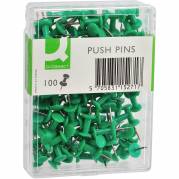 Q-connect Push Pins grøn 100stk 