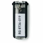 Durable KEY CLIP nøglering i farven sort 