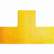 Durable gulvmarkering T-form signalgul 10stk 