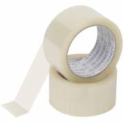 Q-connect pakketape 50mmx66m klar 