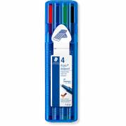 Staedtler Triplus Ball kuglepen 1mm 4 farver 