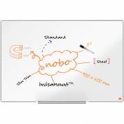 Nobo Impression Pro st&aring;l whiteboard 90x60cm hvid