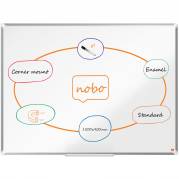 Nobo Premium Plus emaljeret whiteboard 120x90cm hvid 