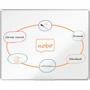 Nobo Premium Plus emaljeret whiteboard 150x120cm hvid 