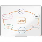 Nobo Premium Plus stål whiteboard 120x90cm hvid 